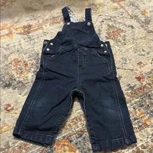 Petit Bateau Denim Overalls (12 months)